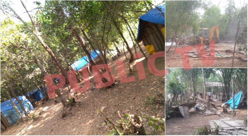 ಕುಂದಾಪುರದಲ್ಲಿ ಸರ್ಕಾರದಿಂದ ಬಡವರ ಮನೆ ತೆರವು – ಬೀದಿಗೆ ಬಿತ್ತು ನೂರಾರು ದಲಿತ ಕುಟುಂಬ