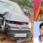 ಕಾರ್, ಡಿಸ್ಕವರಿ ಬೈಕ್ ಮುಖಾಮುಖಿ ಡಿಕ್ಕಿ – ಅಜ್ಜಿ, ಮೊಮ್ಮಗನ ದುರ್ಮರಣ