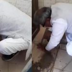 ಶಾಲೆಯ ಶೌಚಾಲಯ ಕ್ಲೀನ್ ಮಾಡಿದ ಬಿಜೆಪಿ ಸಂಸದ – ವಿಡಿಯೋ ವೈರಲ್