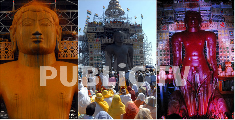 ವೈರಾಗ್ಯ ಮೂರ್ತಿ ಬಾಹುಬಲಿಗೆ ಮಹಾಮಸ್ತಕಾಭಿಷೇಕ