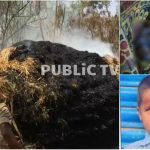 ಬಣವೆ ಬಳಿ ಆಟವಾಡುತ್ತಿದ್ದ ಬಾಲಕ ಬೆಂಕಿಗಾಹುತಿಯಾದ