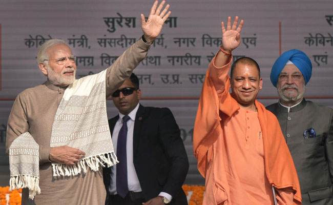 ‌ಉತ್ತರ ಪ್ರದೇಶ, ಉತ್ತರಾಖಂಡ್‌ನಲ್ಲಿ ಬಿಜೆಪಿ ಅಧಿಕಾರಕ್ಕೆ