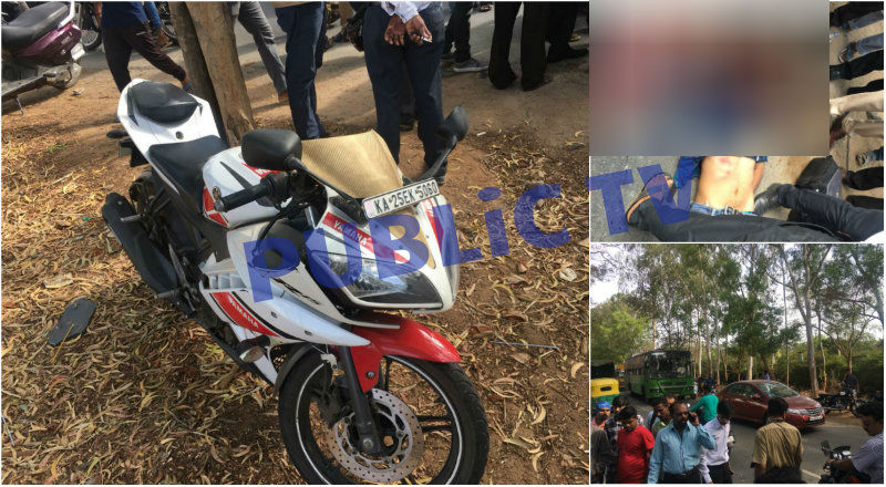 ಬೈಕ್ ಗೆ ಅಪರಿಚಿತ ವಾಹನ ಡಿಕ್ಕಿ- ತಲೆಗೆ ತೀವ್ರ ಪೆಟ್ಟಾಗಿ ಕಾಲೇಜು ವಿದ್ಯಾರ್ಥಿ ದುರ್ಮರಣ