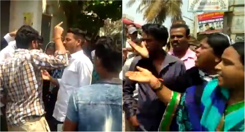 ಕಳಪೆ ಕಾಮಗಾರಿ ಬಗ್ಗೆ ಪ್ರಶ್ನಿಸಿದಕ್ಕೆ ಆಪ್ ಕಾರ್ಯಕರ್ತರ ವಿರುದ್ಧ ಅನ್ಸಾರಿ ಬೆಂಬಲಿಗರ ವಾಗ್ವಾದ