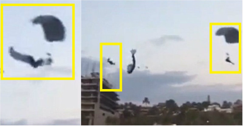 ವಿಡಿಯೋ ನೋಡಿ: ಆಗಸದಲ್ಲಿ ಹಾರಾಡುತ್ತಿದ್ದ ಪ್ಯಾರಾಚೂಟ್ ಗಳ ಮಧ್ಯೆ ಡಿಕ್ಕಿ-ಮಹಿಳೆ ಸಾವು