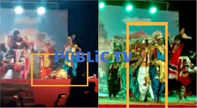 ನವಶಕ್ತಿ ವೈಭವ ನೃತ್ಯದ ವೇಳೆ ಆವೇಶಗೊಂಡ ಯುವತಿಯರು – ವಿಡಿಯೋ ವೈರಲ್