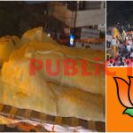 ಬೃಹತ್ ಆಂಜನೇಯ ಪ್ರತಿಷ್ಠಾಪನೆ ವಿವಾದ- ಬಿಜೆಪಿ ಮುಖಂಡ ಸೇರಿ 18 ಮಂದಿ ಮೇಲೆ ಎಫ್‍ಐಆರ್