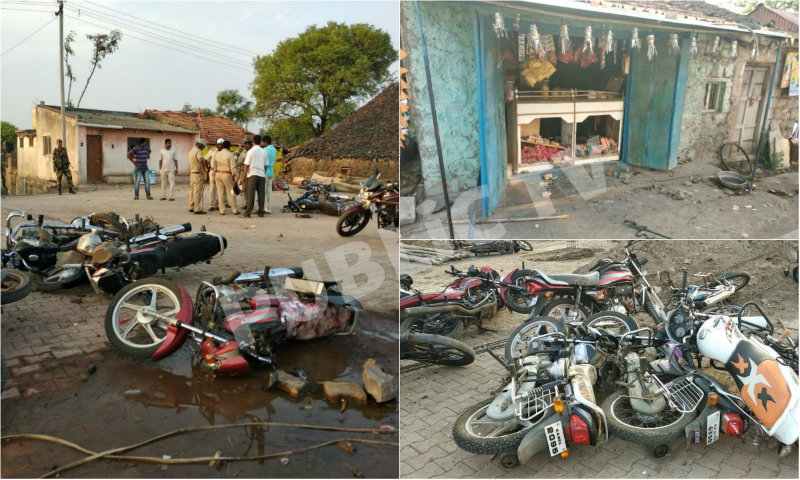 ಅಂಬೇಡ್ಕರ್ ಜಯಂತಿ ಮೆರವಣಿಗೆ ವೇಳೆ ಗುಂಪು ಘರ್ಷಣೆ- ಪರಸ್ಪರ ಕಲ್ಲು ತೂರಾಟ