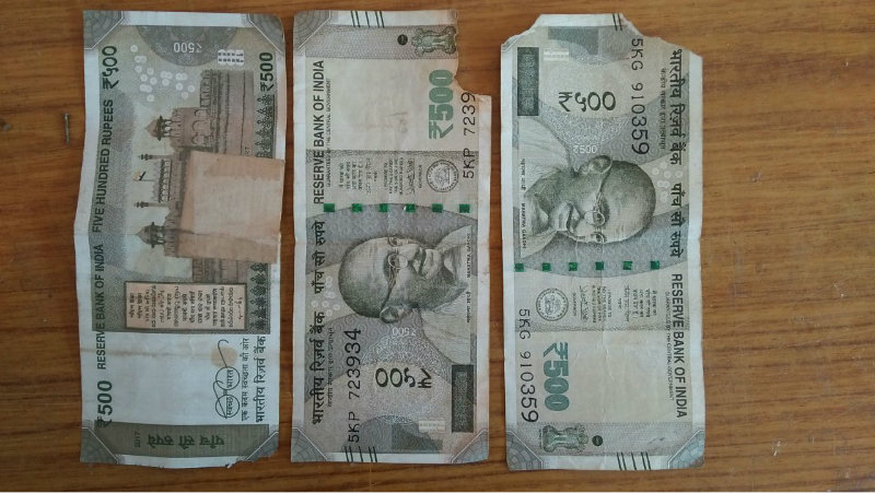 ಎಟಿಎಂಗಳಲ್ಲಿ ಹರಿದ ನೋಟುಗಳು ಪತ್ತೆ!