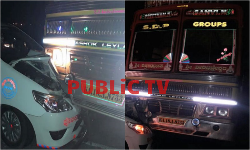 ಅನಂತಕುಮಾರ್ ಹೆಗ್ಡೆ ಪೊಲೀಸ್ ಬೆಂಗಾವಲು ಕಾರಿಗೆ ಡಿಕ್ಕಿ ಹೊಡೆದ ಲಾರಿಯ ಒಡೆತನದ ಬಗ್ಗೆ ಒಂದಿಷ್ಟು ಮಾಹಿತಿ