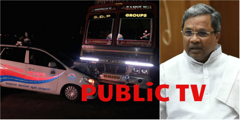 ಅನಂತಕುಮಾರ್ ಹೆಗ್ಡೆ ಬೆಂಗಾವಲು ವಾಹನಕ್ಕೆ ಲಾರಿ ಗುದ್ದಿದ ಪ್ರಕರಣ: ಟ್ವಿಟ್ಟರ್ ನಲ್ಲಿ ಬಿಜೆಪಿಗೆ ತಿರುಗೇಟು ಕೊಟ್ಟ ಸಿಎಂ