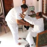 ಜನಾರ್ದನ ಪೂಜಾರಿಯವರ ಕಾಲು ಮುಟ್ಟಿ ಆಶೀರ್ವಾದ ಕೋರಿದ ರಮಾನಾಥ ರೈ