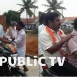 ಪ್ರಚಾರದ ಭರಾಟೆಯಲ್ಲಿ ಸಂಚಾರಿ ನಿಯಮ ಉಲ್ಲಂಘಿಸಿದ ವಿಜಯೇಂದ್ರ