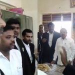 ಮತ ಕೇಳಲು ಹೋದ ಕಾನೂನು ಸಚಿವರಿಗೆ ವಕೀಲರಿಂದ ಫುಲ್ ಕ್ಲಾಸ್!