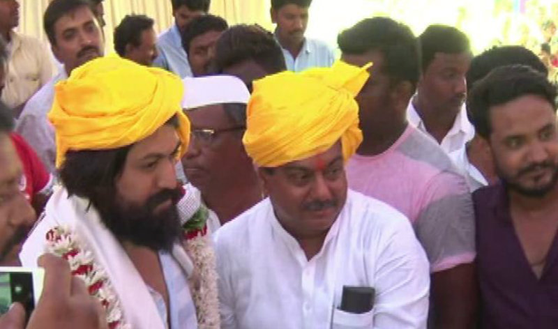 ಎಂ.ಬಿ ಪಾಟೀಲ್ ಪರ ಯಶ್ ಮತ ಪ್ರಚಾರ
