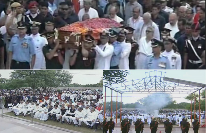 ಪಂಚಭೂತಗಳಲ್ಲಿ ಅಜಾತಶತ್ರು ಲೀನ: ದತ್ತು ಪುತ್ರಿಯಿಂದ ಅಗ್ನಿ ಸ್ಪರ್ಶ
