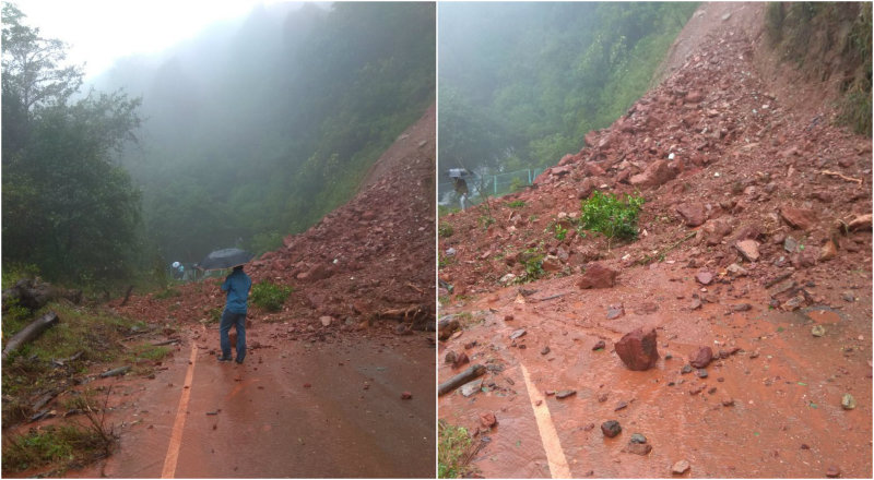 ಮಲೆನಾಡಲ್ಲಿ ಗುಡ್ಡ ಕುಸಿತ: ಕುದುರೆಮುಖ ಸಂಪೂರ್ಣ ಬಂದ್