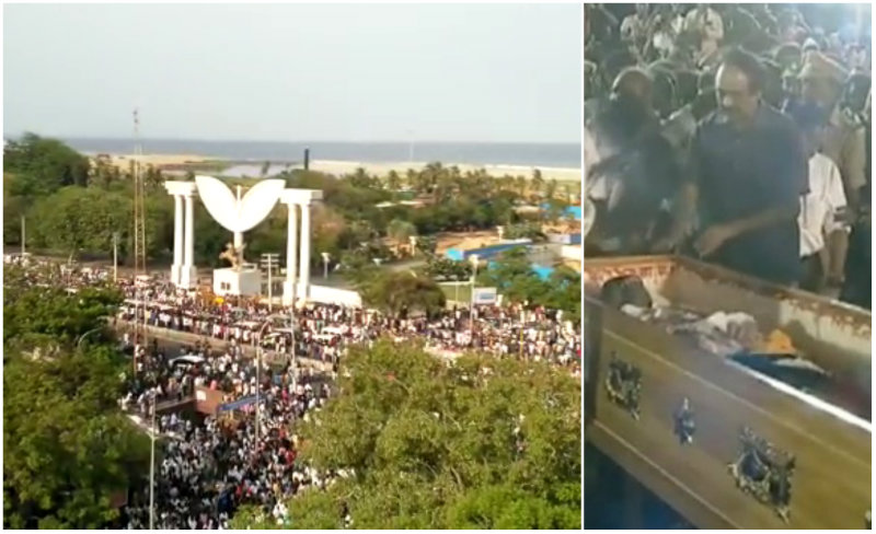 ಇನ್ನು ನೆನಪು ಮಾತ್ರ – ಕರುಣಾನಿಧಿಯನ್ನು ಹೂಳಿದ್ದು ಯಾಕೆ? ಶವ ಪೆಟ್ಟಿಗೆಯ ವಿಶೇಷತೆ ಏನು?