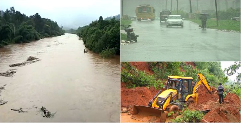 ಕರ್ನಾಟಕ ಸೇರಿ ದೇಶದ ಹಲವೆಡೆ ಮುಂದುವರಿದ ಮಳೆ – ಕರಾವಳಿ, ಮಲೆನಾಡು ಭಾಗದಲ್ಲಿ ಶಾಲಾ, ಕಾಲೇಜುಗಳಿಗೆ ರಜೆ