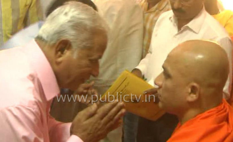 ಆದಿಚುಂಚನಗಿರಿ ಮಠಕ್ಕೆ ಪ್ರೊ.ಕೆ.ಎಸ್ ಭಗವಾನ್ ಭೇಟಿ