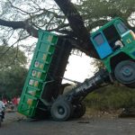 ಕೆಜಿಎಫ್ ನಲ್ಲಿ ಮರವೇರಿದ ಟಿಪ್ಪರ್