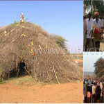 ಮುಳ್ಳಿನ ದೇವಾಲಯ ನಿರ್ಮಿಸಿ ಅದ್ಧೂರಿ ಜಾತ್ರಾಮಹೋತ್ಸವ
