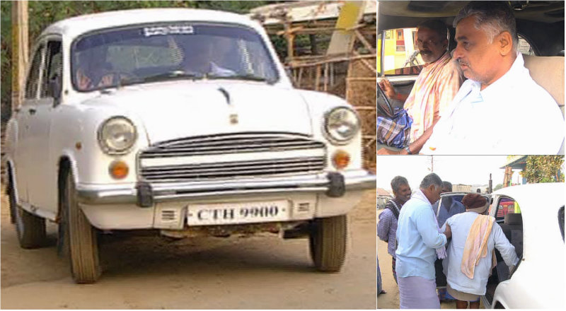 ಅಂಬಾಸಿಡರ್ ಕಾರೇ ಅಂಬುಲೆನ್ಸ್ – 30 ವರ್ಷಗಳಿಂದ ಉಚಿತ ಸೇವೆ ನೀಡ್ತಿದ್ದಾರೆ ಮಂಡ್ಯದ ಚಿಕ್ಕಲಿಂಗಯ್ಯ