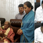 ಪದ್ಮಶ್ರೀ ಪುರಸ್ಕೃತ ಸಾಲುಮರದ ತಿಮ್ಮಕ್ಕಗೆ ಪರಮೇಶ್ವರ್ ಸನ್ಮಾನ