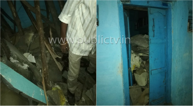 ರಾತ್ರೋರಾತ್ರಿ ಮನೆಯ ಮೇಲ್ಛಾವಣಿ ಕುಸಿತ- ಬಾಲಕಿ ಸಾವು