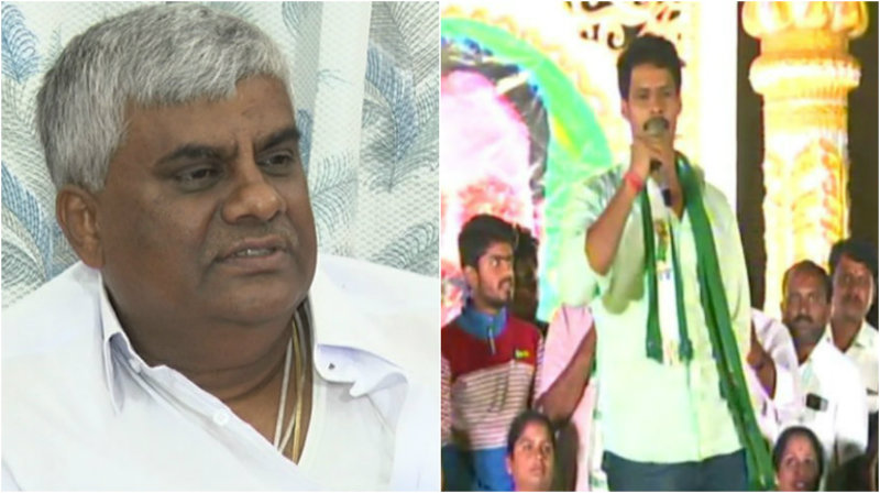 ಯಾವ ಅರ್ಥದಲ್ಲಿ ಹೇಳಿದ್ದಾರೆ ನಿಜವಾಗಿಯೂ ಗೊತ್ತಿಲ್ಲ- ದೊಡ್ಡಪ್ಪನ ವಿರುದ್ಧ ನಿಖಿಲ್ ಪರೋಕ್ಷ ಅಸಮಾಧಾನ