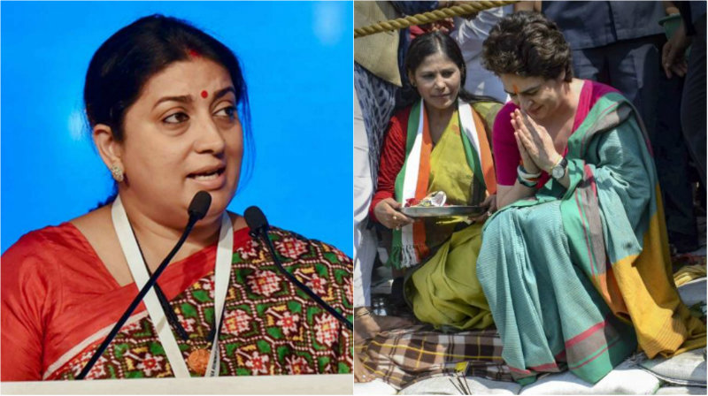 ಲಾಲ್ ಬಹದ್ದೂರ್ ಶಾಸ್ತ್ರಿಗೆ ಪ್ರಿಯಾಂಕ ವಾದ್ರಾ ಅವಮಾನ – ವಿಡಿಯೋ ಹರಿಬಿಟ್ಟ ಸ್ಮೃತಿ ಇರಾನಿ