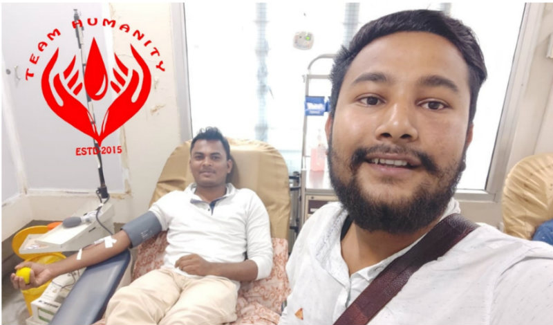 ರಂಜಾನ್ ಉಪವಾಸವನ್ನು ತೊರೆದು ಮುಸ್ಲಿಂ ಯುವಕನಿಂದ ಹಿಂದೂ ಯುವಕನಿಗೆ ರಕ್ತದಾನ