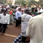 ನಡು ರಸ್ತೆಯಲ್ಲೇ ಕಿತ್ತಾಡಿಕೊಂಡ 2 ಕುಟುಂಬ- ಫುಲ್ ಟ್ರಾಫಿಕ್ ಜಾಮ್