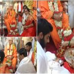 ಜನಾರ್ದನ ರೆಡ್ಡಿ ನಿವಾಸಕ್ಕೆ ಶ್ರೀಶೈಲ ಜಗದ್ಗುರು – ದಂಪತಿಯಿಂದ ಪಾದಪೂಜೆ