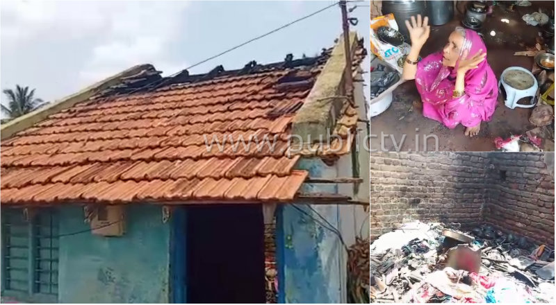 ಅತ್ತೆ ಮನೆ ಧ್ವಂಸ ಮಾಡಿ ಬೆಂಕಿ ಹಚ್ಚಿದ ಕಿರಾತಕ ಅಳಿಯ