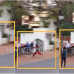 ಕ್ಯಾಚ್ ಹಿಡಿಯಲು ಹೋಗಿ ಕಾಂಪೌಂಡ್ ಹಾರಿ ಚರಂಡಿಗೆ ಬಿದ್ದ ಫೀಲ್ಡರ್