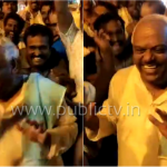 ತಮಟೆ ತಾಳಕ್ಕೆ ರಮೇಶ್ ಕುಮಾರ್ ಸಖತ್ ಸ್ಟೆಪ್ಸ್