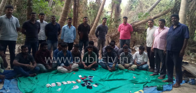 ಜೂಜು ಅಡ್ಡೆ ಮೇಲೆ ಎಎಸ್‍ಪಿ ದಾಳಿ- 13 ಲಕ್ಷ ಮೌಲ್ಯದ ಸೊತ್ತು ವಶ