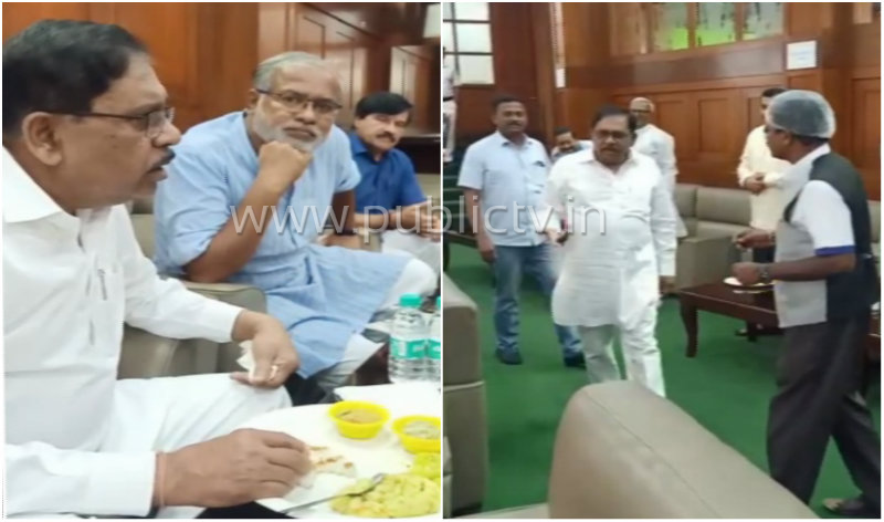 ಬಿಜೆಪಿ ಶಾಸಕರ ಜೊತೆ ತಿಂಡಿ ಸವಿದ ಡಿಸಿಎಂ