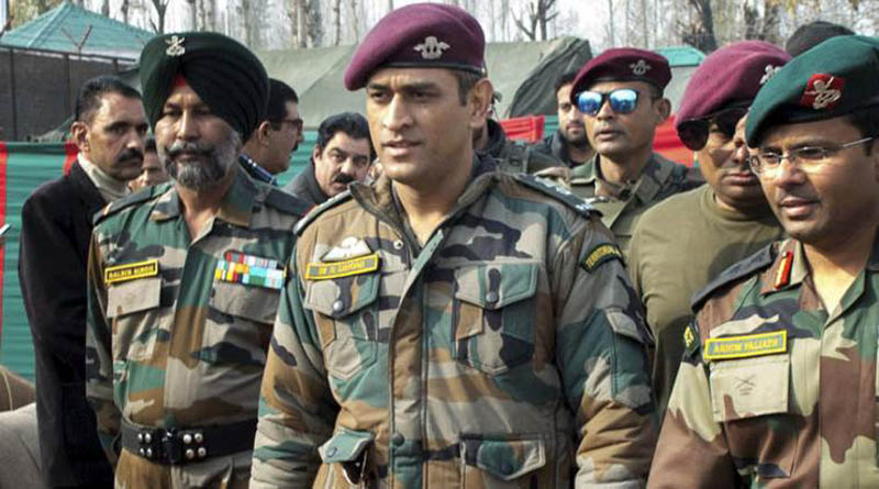 ಎಕೆ-47, 19 ಕೆಜಿ ಬ್ಯಾಗ್ ಹೊತ್ತು ಧೋನಿ ಗಸ್ತು ಆರಂಭ