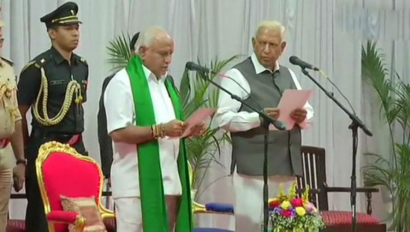 ಯಡಿಯೂರಪ್ಪ ಪಟ್ಟಾಭಿಷೇಕ – ಇಂದಿನಿಂದ ಬಿಜೆಪಿ ರಾಜ್ಯಭಾರ ಶುರು