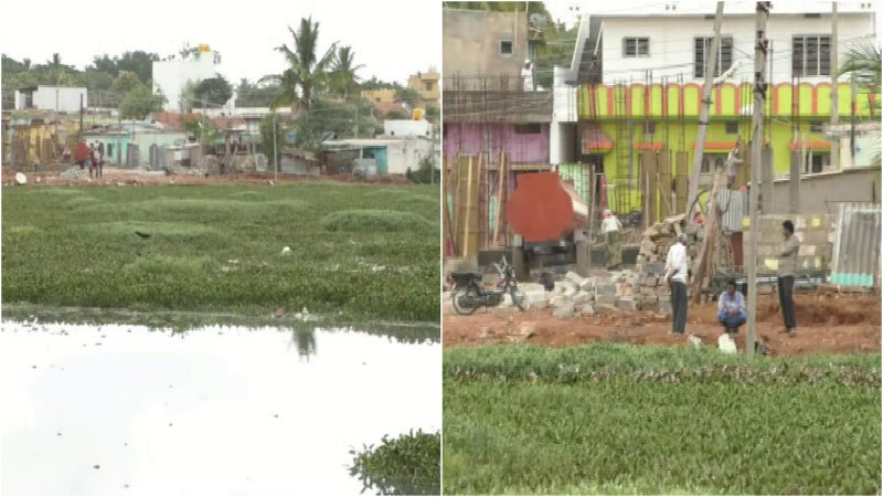 ಕೆರೆಗಳ ಪುನಶ್ಚೇತನಕ್ಕೆ ಕರೆ ನೀಡಿದ್ದ ಸಿಎಂ ಸ್ವಕ್ಷೇತ್ರದಲ್ಲೇ ಕೆರೆ ಒತ್ತುವರಿ