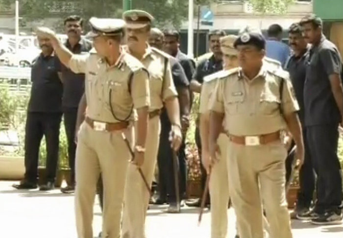 ವಿಧಾನಸೌಧ, ರಾಜಭವನದ ಬಳಿ ಬಿಗಿ ಪೊಲೀಸ್ ಬಂದೋಬಸ್ತ್- ಅಲೋಕ್ ಕುಮಾರ್ ರೌಂಡ್ಸ್