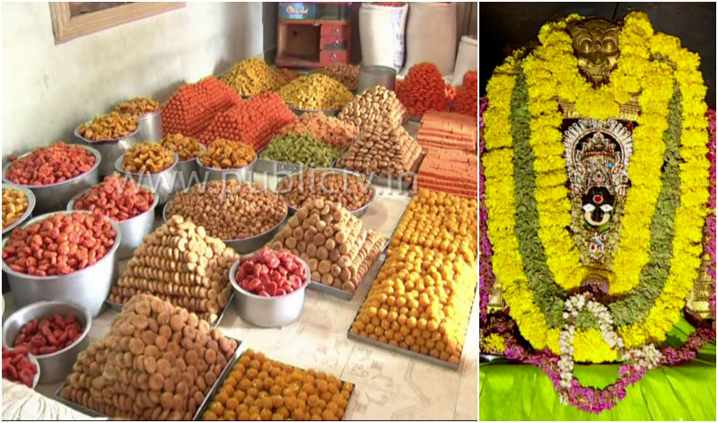 ಪ್ರವಾಹದಿಂದ ಪಾರು ಮಾಡುವಂತೆ 108 ಬಗೆಯ ಸಿಹಿ ಮಾಡಿ ದೇವಿಗೆ ವಿಶೇಷ ಪೂಜೆ