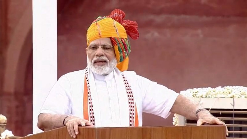 ಪಾಕ್ ಹೆಸರನ್ನು ಪ್ರಸ್ತಾಪಿಸದೆ ಭಾರತದ ಅಭಿವೃದ್ಧಿ ಜಪಿಸಿದ ಮೋದಿ