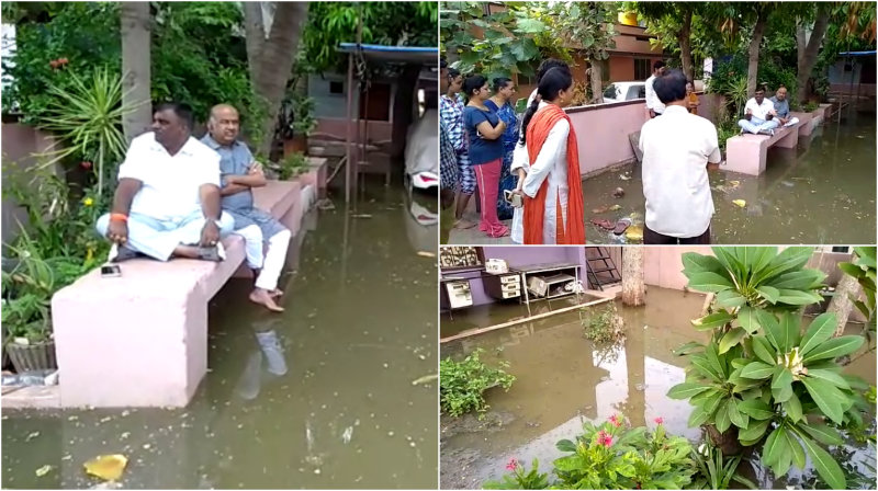 ಬೆಳ್ಳಂಬೆಳಗ್ಗೆ ಶಾಸಕರಿಂದ ಅಧಿಕಾರಿಗಳಿಗೆ ಕ್ಲಾಸ್