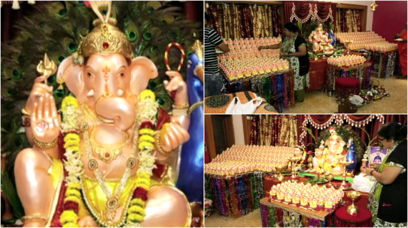 ಒಂದೇ ಮನೆಯಲ್ಲಿ ಬರೋಬ್ಬರಿ 601 ಗಣಪನ ಪ್ರತಿಷ್ಠಾಪನೆ