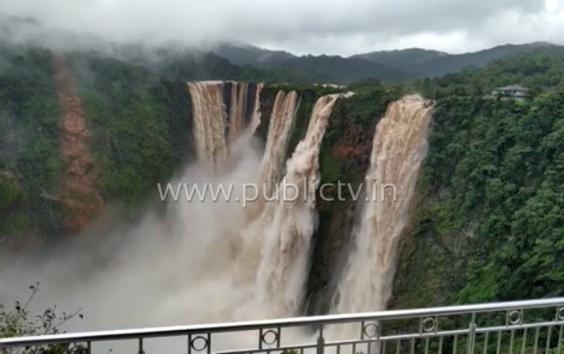 ಜೋಗ ಜಲಪಾತಕ್ಕೆ ವರ್ಷ ವೈಭವ- ಲಿಂಗನಮಕ್ಕಿ ಅಣೆಕಟ್ಟಿನ 11 ಗೇಟ್ ಓಪನ್