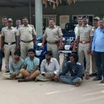 ಪೊಲೀಸ್ ಸಮವಸ್ತ್ರ ಧರಿಸಿ ದರೋಡೆಗೆ ಇಳಿಯುತ್ತಿದ್ದ ನಾಲ್ವರು ಖದೀಮರು ಅರೆಸ್ಟ್