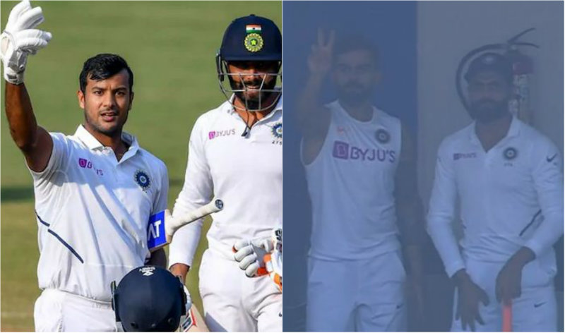 ನೀವು ಬಯಸಿದ್ದನ್ನು ಪಡೆದಿದ್ದೀರಿ: ಮೈದಾನದಲ್ಲೇ ಕೊಹ್ಲಿಗೆ ಮಯಾಂಕ್ ಸಂದೇಶ